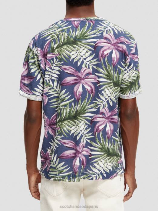 Scotch & Soda Hommes t-shirt imprimé coupe décontractée combiner un vêtements 4HB4374