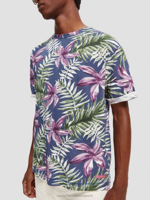 Scotch & Soda Hommes t-shirt imprimé coupe décontractée combiner un vêtements 4HB4374