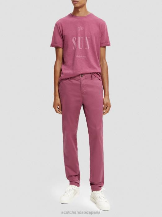 Scotch & Soda Hommes t-shirt à motif artistique en jersey biologique dahlia vêtements 4HB4367