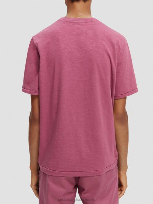 Scotch & Soda Hommes t-shirt à motif artistique en jersey biologique dahlia vêtements 4HB4367