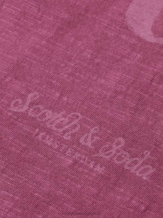 Scotch & Soda Hommes t-shirt à motif artistique en jersey biologique dahlia vêtements 4HB4367