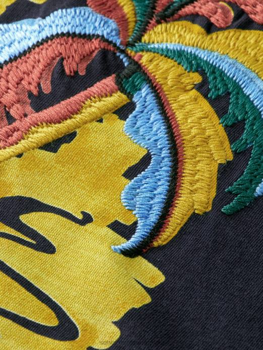 Scotch & Soda Hommes t-shirt à motif brodé marine vêtements 4HB4393