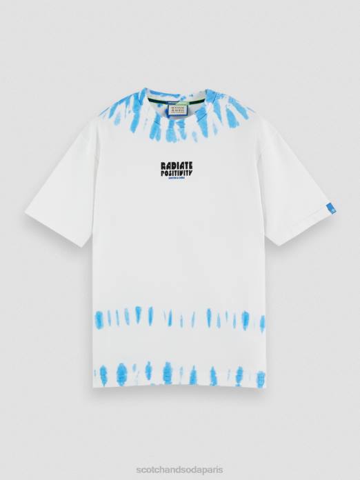 Scotch & Soda Hommes t-shirt à motif tie-dye biologique combo b vêtements 4HB4404