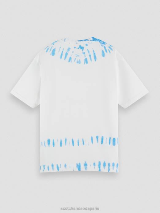 Scotch & Soda Hommes t-shirt à motif tie-dye biologique combo b vêtements 4HB4404
