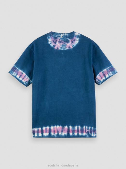 Scotch & Soda Hommes t-shirt à motif tie-dye biologique combo d vêtements 4HB4405
