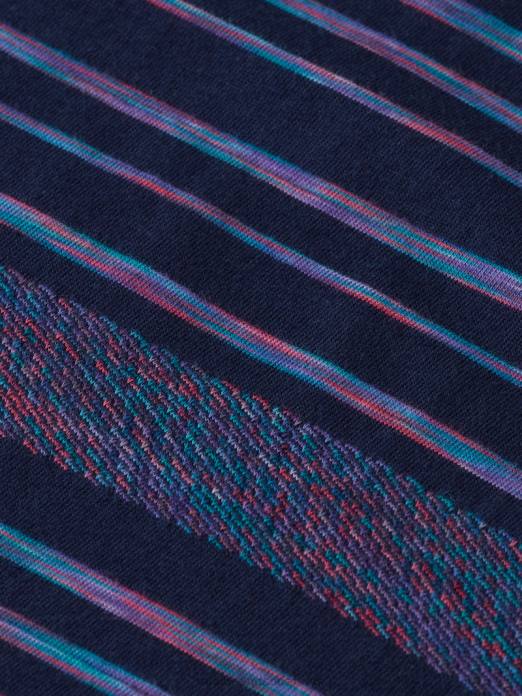 Scotch & Soda Hommes t-shirt rayé en jersey biologique multi-rayures vêtements 4HB4413