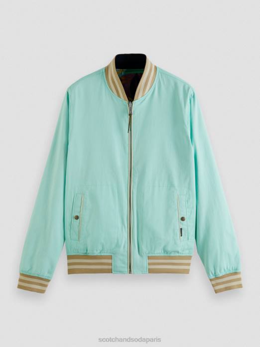 Scotch & Soda Hommes blouson aviateur réversible imprimé combiner un vêtements 4HB4562