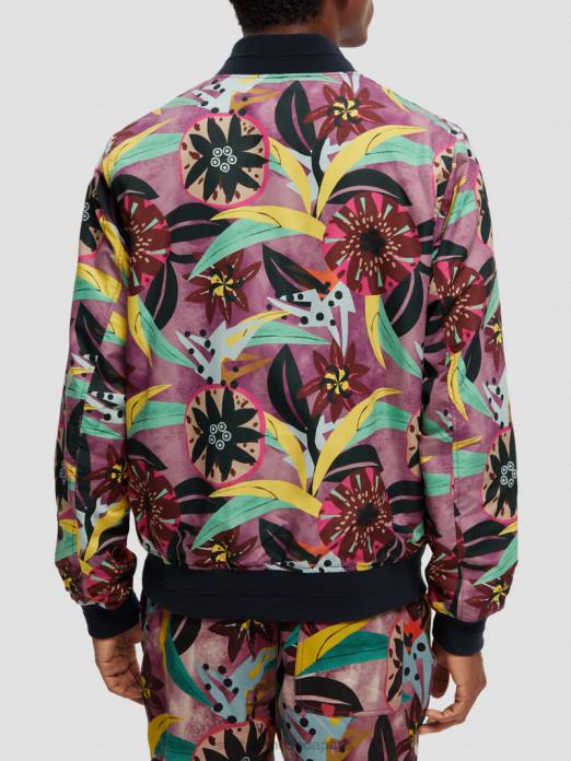 Scotch & Soda Hommes blouson aviateur réversible imprimé combiner un vêtements 4HB4562