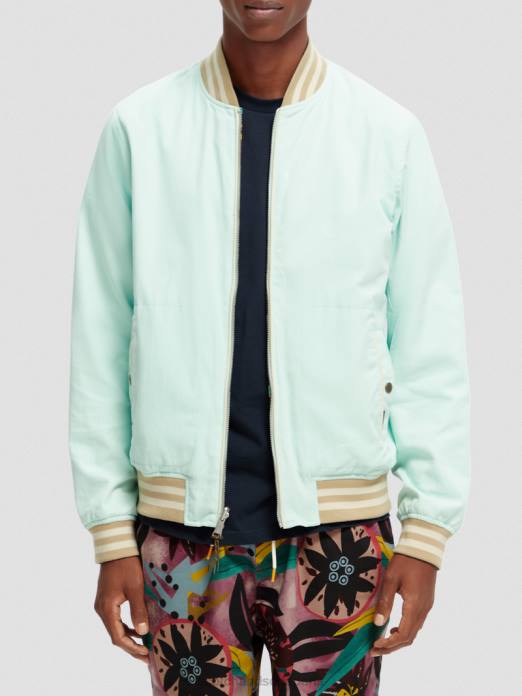 Scotch & Soda Hommes blouson aviateur réversible imprimé combiner un vêtements 4HB4562