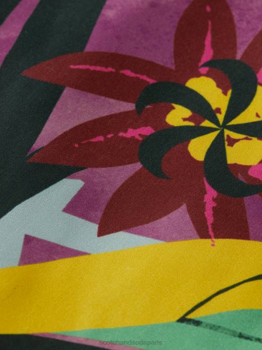 Scotch & Soda Hommes blouson aviateur réversible imprimé combiner un vêtements 4HB4562