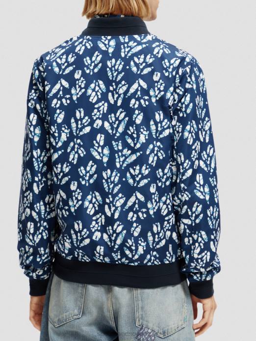 Scotch & Soda Hommes blouson aviateur réversible imprimé combo d vêtements 4HB4561