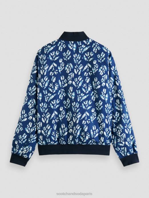 Scotch & Soda Hommes blouson aviateur réversible imprimé combo d vêtements 4HB4561