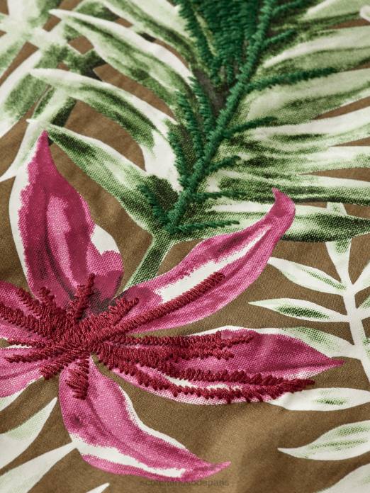 Scotch & Soda Hommes blouson léger en popeline de coton biologique kaki vêtements 4HB4565