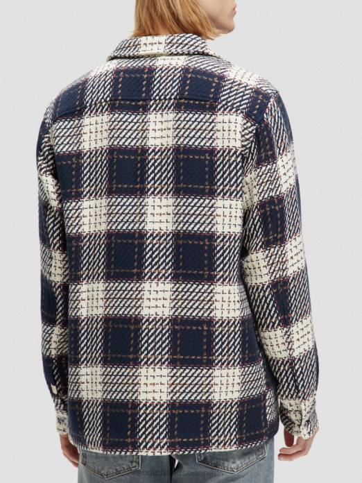 Scotch & Soda Hommes surchemise en flanelle combiner un vêtements 4HB4557
