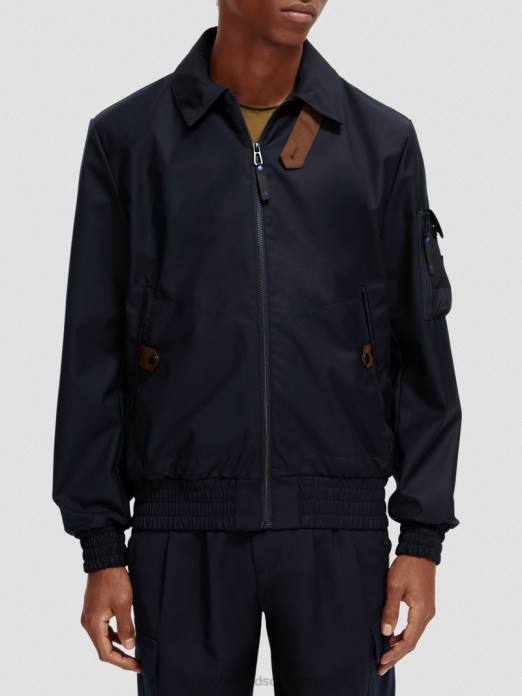 Scotch & Soda Hommes veste à chevrons nuit vêtements 4HB4569