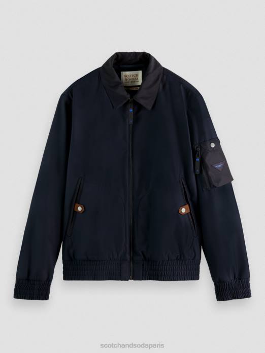 Scotch & Soda Hommes veste à chevrons nuit vêtements 4HB4569