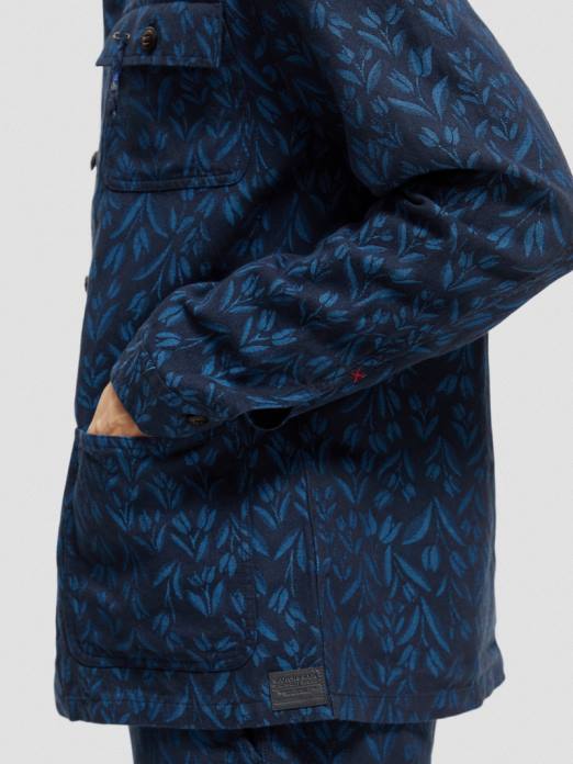 Scotch & Soda Hommes veste utilitaire de travail en jacquard combiner un vêtements 4HB4570